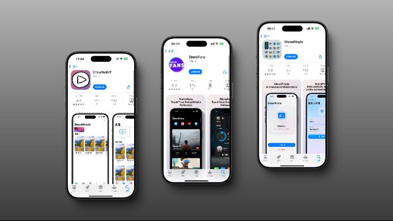 SteveWatch / StevePinyin / SteveFansAll Steve series apps are 50% off for a limited time. From December 23, 2024 to January 6, 2025.Don’t wait, act now!SteveWatch: $5.99 → $3.99
