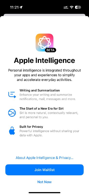 Apple Intelligence is already running on my CN version of the iPhone.It's really cool.Steve 频道：@st77eveSteve 群组链接：@st7eveeApple Intelligence is already running on my CN version of the iPhone.It's really cool.Steve 频道：@st77eveSteve 群组链接：@st7evee