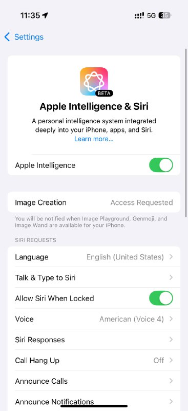 Apple Intelligence is already running on my CN version of the iPhone.It's really cool.Steve 频道：@st77eveSteve 群组链接：@st7eveeApple Intelligence is already running on my CN version of the iPhone.It's really cool.Steve 频道：@st77eveSteve 群组链接：@st7evee