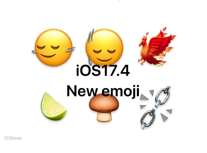 iOS 17.4 新增的 emoji